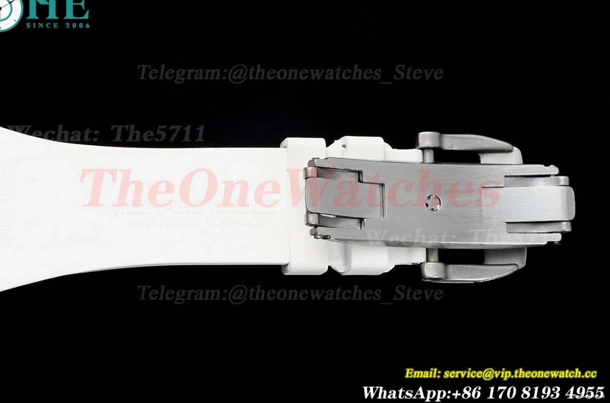 RM56-02 44mm Strap Tourb on Skeleton Dial White RMF Rubber 0314
